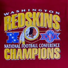 Load image into Gallery viewer, 90s WASHINGTON REDSKINS TEE
