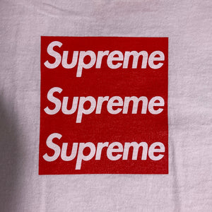 SUPREME ASSPIZZA TRIPLE BOX LOGO