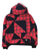 Load image into Gallery viewer, MIDNIGHT PLAID QUILT HOODIE