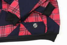 Load image into Gallery viewer, MIDNIGHT PLAID QUILT HOODIE