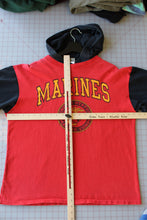 Load image into Gallery viewer, 90s MARINE USMC HOODED T-SHIRT