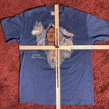 Load image into Gallery viewer, 90s NATIVE INDIAN WOLF SPIRIT TEE