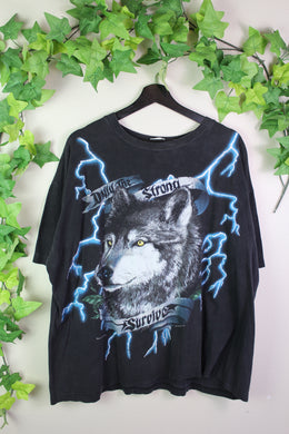 AMERICAN THUNDER WOLF T-SHIRT