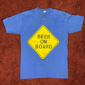 BEER ON BOARD COMEDY T-SHIRT