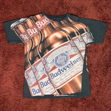 Load image into Gallery viewer, 90s BUDWEISER ALL OVER PRINT T-SHIRT
