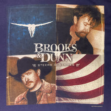 Load image into Gallery viewer, 01&#39; BROOKS &amp; DUNN COUNTRY T-SHIRT