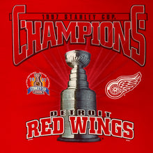 Load image into Gallery viewer, 97&#39; DETROIT REDWINGS CHAMPIONS T-SHIRT
