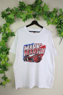 90s MARK MARTIN NASCAR T-SHIRT