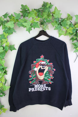 89' TAZ CHRISTMAS SWEATSHIRT