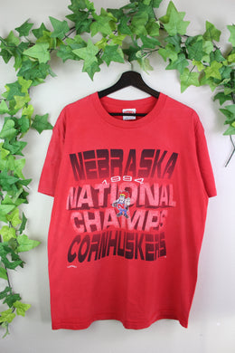 90s NEBRASKA HUSKERS T-SHIRT