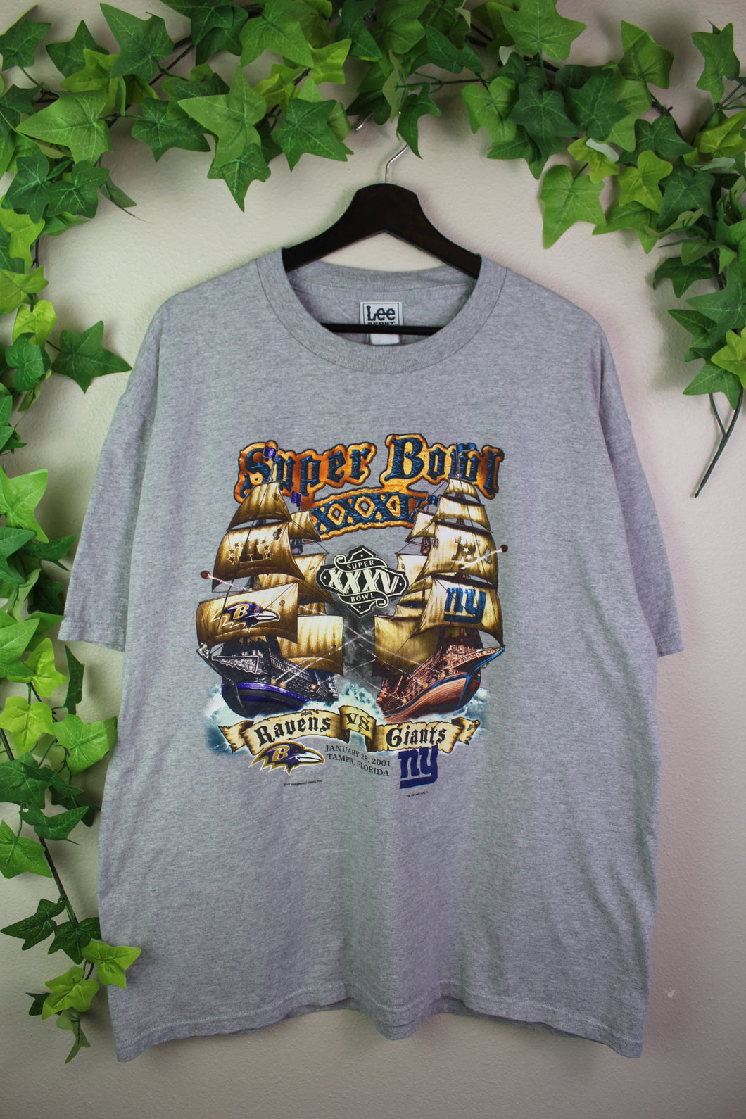 01' SUPER BOWL T-SHIRT