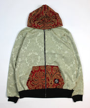 Load image into Gallery viewer, 2 TONE PAISLEY FULL ZIP